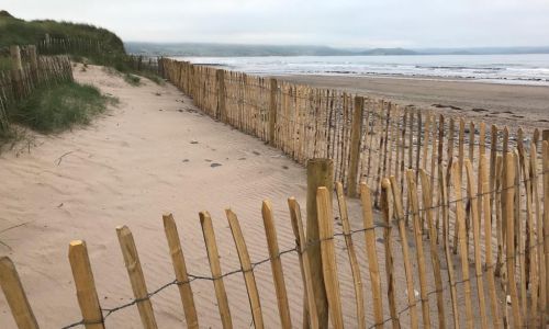 2km of Chestnut fencing erected by MCA volunteers
